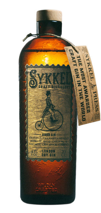 Comprar Ginebra Sykkel London Dry la ginebra artesanal mas premiada del mundo 2023