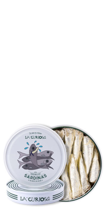Comprar Sardinilla en Aceite de Oliva La Curiosa 10/14 piezas al mejor precio 