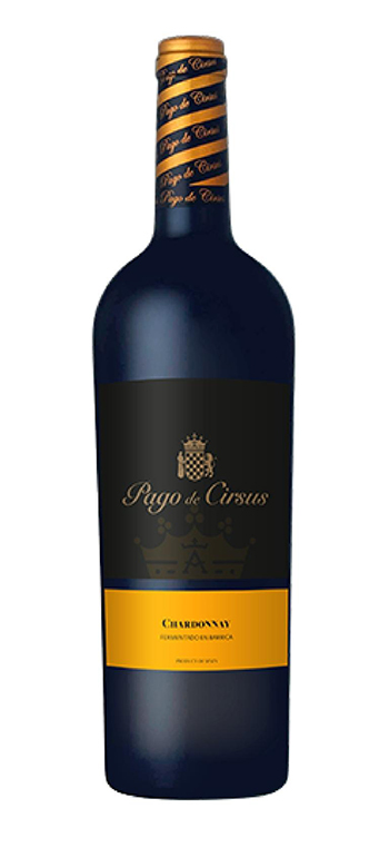 Vin Blanc Pago de Cirsus Seco Chardonnay Fermentado en Barrica