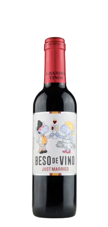 Comprar Vino Tinto Beso de Vino 37CL Just Married